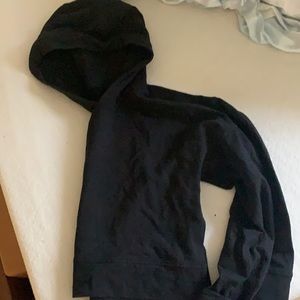 Lululemon hooded cropped sweatshirt